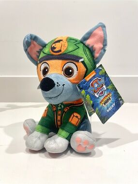 🟤2/$25 NEW Paw Patrol Jungle Pups Rocky Plush Toy